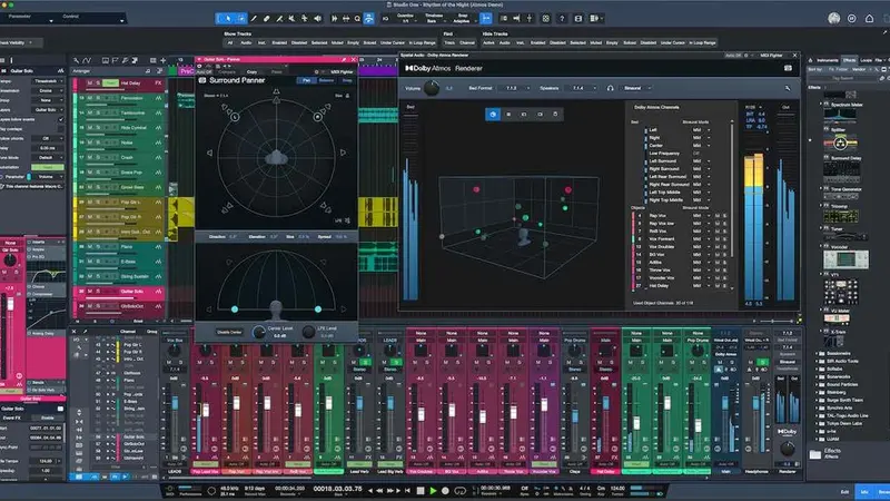 Studio One 6.5 全面支持杜比全景声! - 第2张 - 同期录音网 Studio One 6.5 全面支持杜比全景声! - 第2张