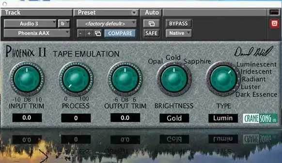 Crane Song 发布 Phoenix II VST3/AU测试版模拟器 - 第1张 - 同期录音网 Crane Song 发布 Phoenix II VST3/AU测试版模拟器 - 第1张
