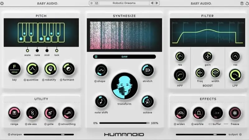 Baby Audio推出首款语音处理的插件Humanoid - 第3张 - 同期录音网 Baby Audio推出首款语音处理的插件Humanoid - 第3张