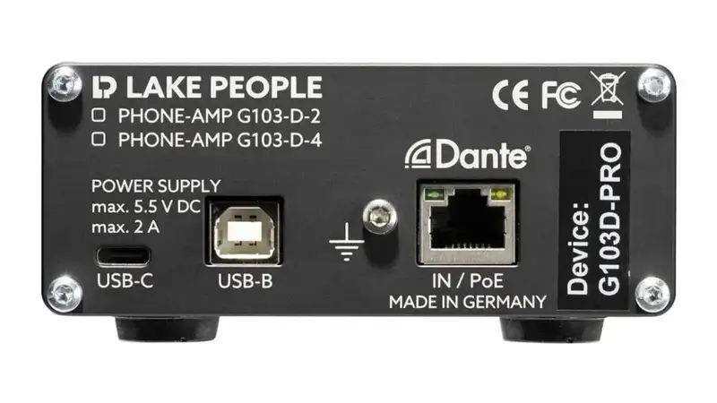 新款 Lake People HPA G103-D-4 DANTE 耳机放大器发布 - 第2张 - 同期录音网 新款 Lake People HPA G103-D-4 DANTE 耳机放大器发布 - 第2张