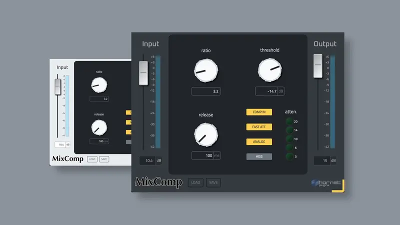 HoRNet Plugins 发布 MixComp 免费压缩插件 - 第1张 - 同期录音网 HoRNet Plugins 发布 MixComp 免费压缩插件 - 第1张