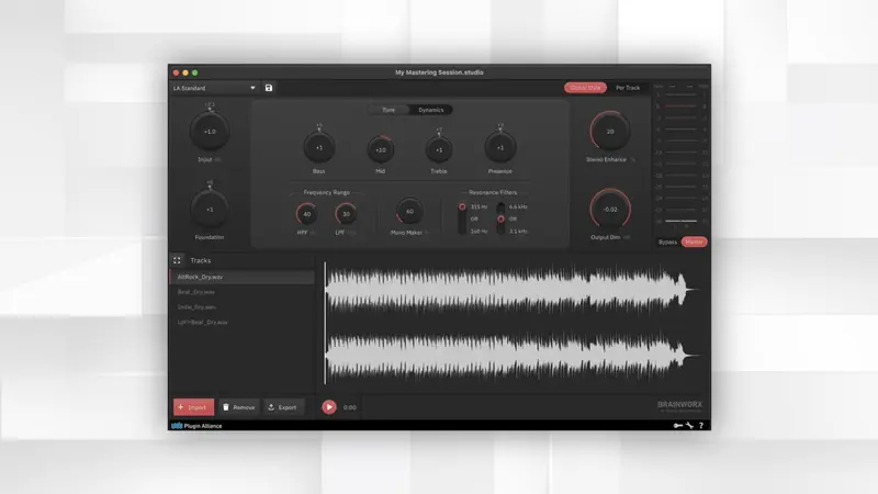 插件联盟与 Brainworx 推出免费独立母带软件 bx_mastering Studio - 第1张 - 同期录音网 插件联盟与 Brainworx 推出免费独立母带软件 bx_mastering Studio - 第1张
