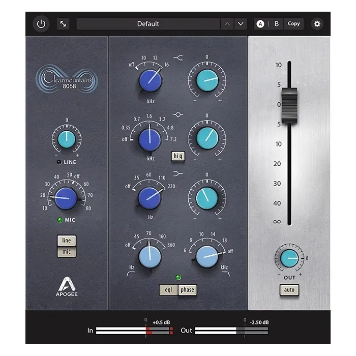 Apogee 发布新的 Clearmountain 8068 插件 - 第1张 - 同期录音网 Apogee 发布新的 Clearmountain 8068 插件 - 第1张